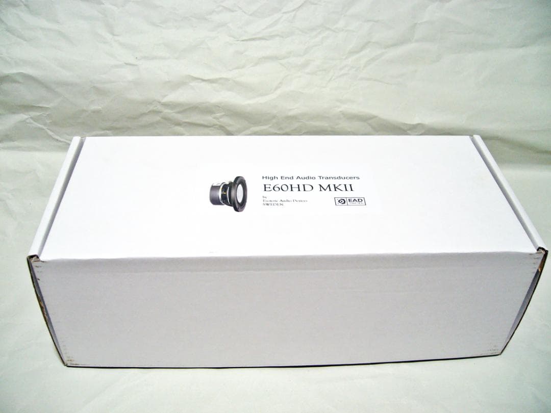 新品　ＥＡＤ　E60HD-MKⅡ　8cm ハイエンド フルレンジ スピーカー 8cmフルレンジスピーカー (ゴールド) (2本ペア)△航空便不可