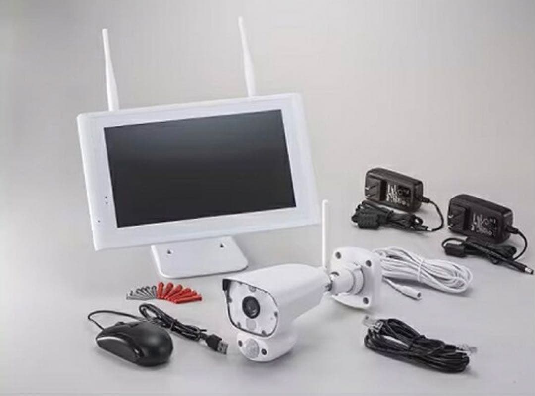 NSK NS-1110WMS ワイヤレス防犯カメラセット NSK 300万画素ワイヤレス リピーターカメラセット NS-1110WRMS