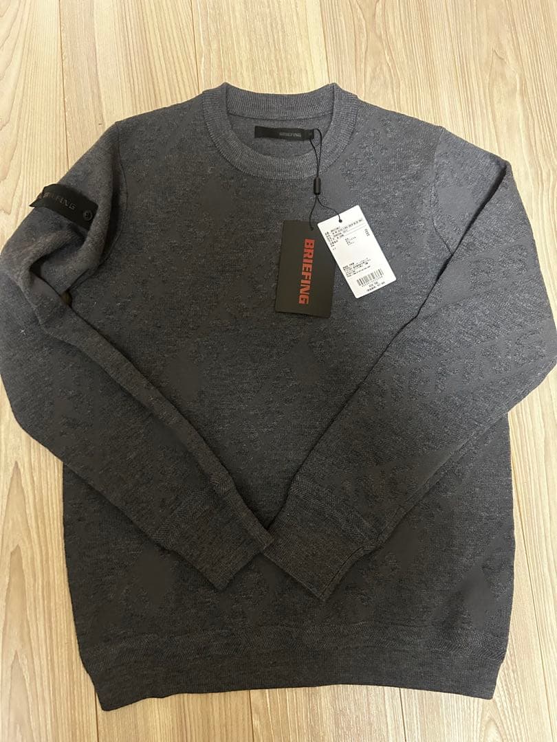 BRIEFING GOLFレディース ニット クルーネックセーター タグ付き新品 BRIEFING GOLF（ブリーフィングゴルフ） ブリーフィング BRIEFING