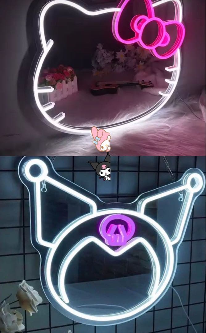 ネオンライトミラーサンリオクロミ鏡大セール‼️ - メルカリ