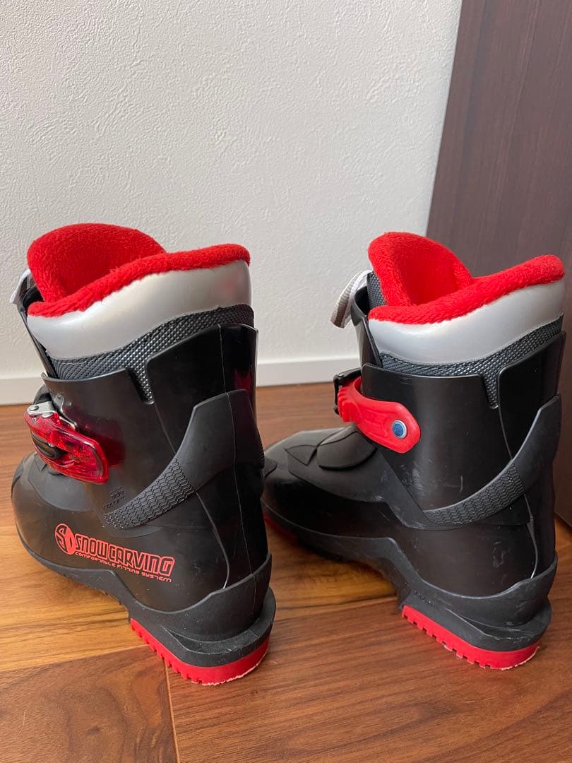 KAZAMA スキー板 96㎝ ブーツ19㎝ ストック75㎝ 収納ベルト - メルカリ