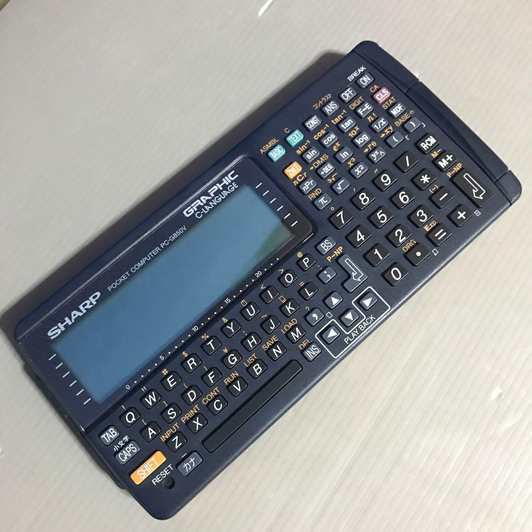 SHARP ポケットコンピュータ PC-G850V - メルカリ