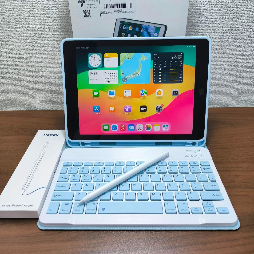 iPad 第6世代 Wi-Fi 32GB ケースとキーボード、タッチペン - メルカリ
