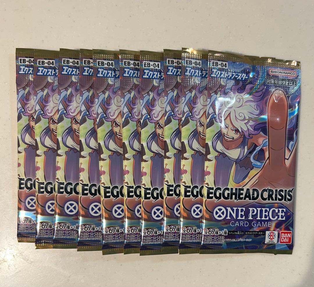 ワンピースカードゲーム エッグヘッドクライシス10パック - メルカリ