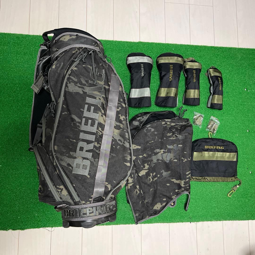 BRIEFING 迷彩 キャディバッグ BRIEFING（ブリーフィング） キャディバッグ [ウッドランドカモ