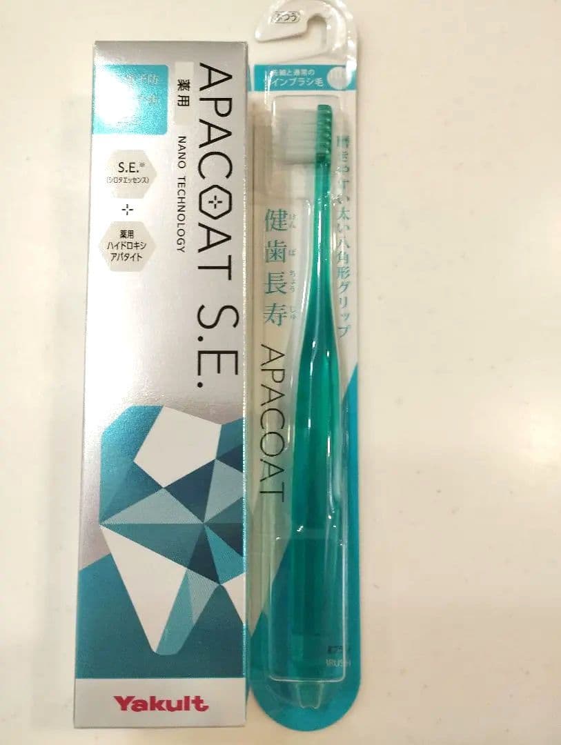 新品』❤️ヤクルト薬用アパコート S.E. 120g，歯ブラシのセット