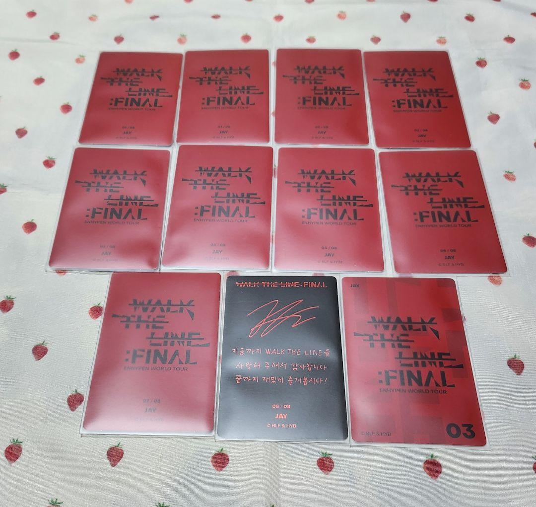ENHYPEN WALK THE LINE FINAL ジェイ トレカ コンプ - メルカリ