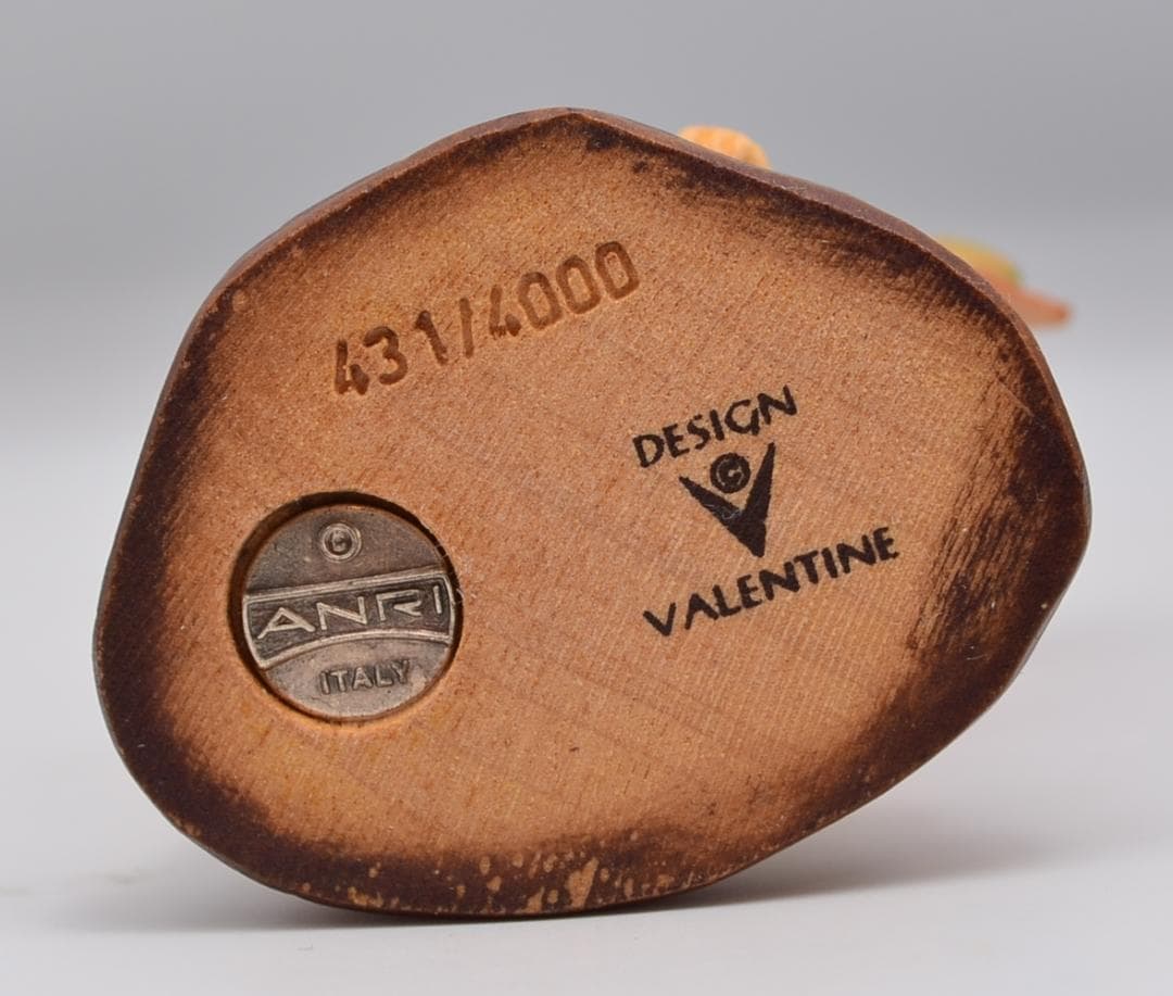 速達 アンリ ANRI サラケイ 木彫り人形 イタリア 高さ11cm 限定品