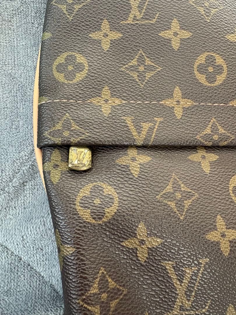 激レア物 ヴィンテージ ルイ・ヴィトン モノグラム レザー クッション