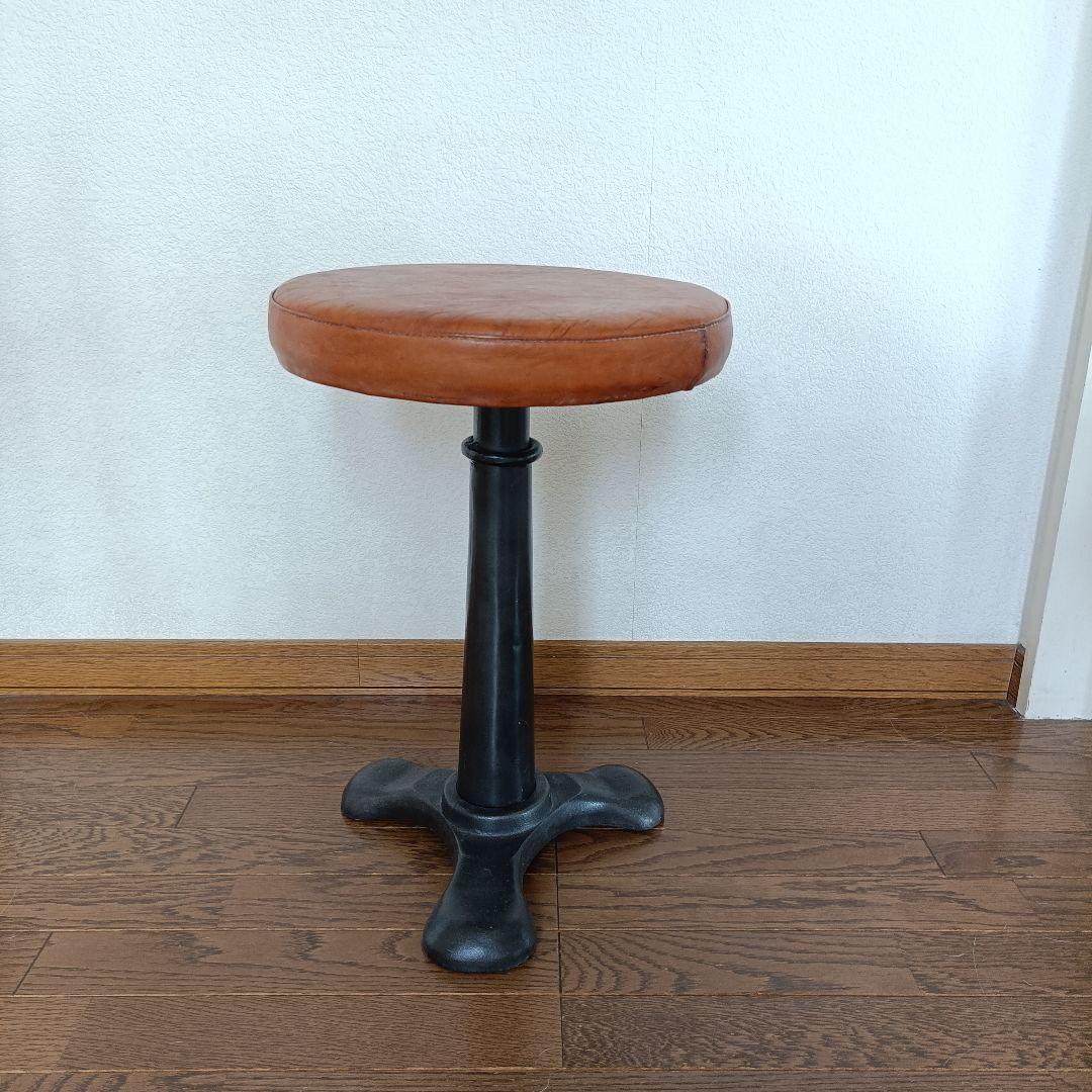 インダストリアル アイアン スツール ビンテージ singer 本革 チェア ① 楽天市場】ハイスツール 什器 カフェ アイアン スツール ビンテージ