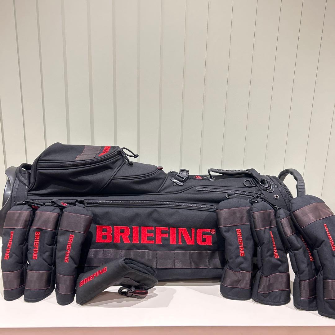 BRIEFING】キャディバッグ ヘッドカバー付9点セット - メルカリ