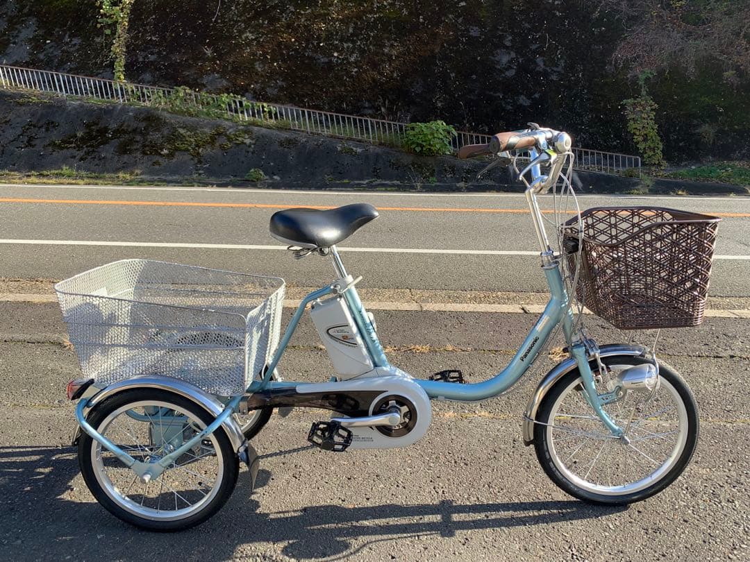 【動作確認済】送料無料 Panasonic 電動アシスト三輪自転車12Ah 公式】ビビライフ｜電動アシスト三輪車｜Panasonic