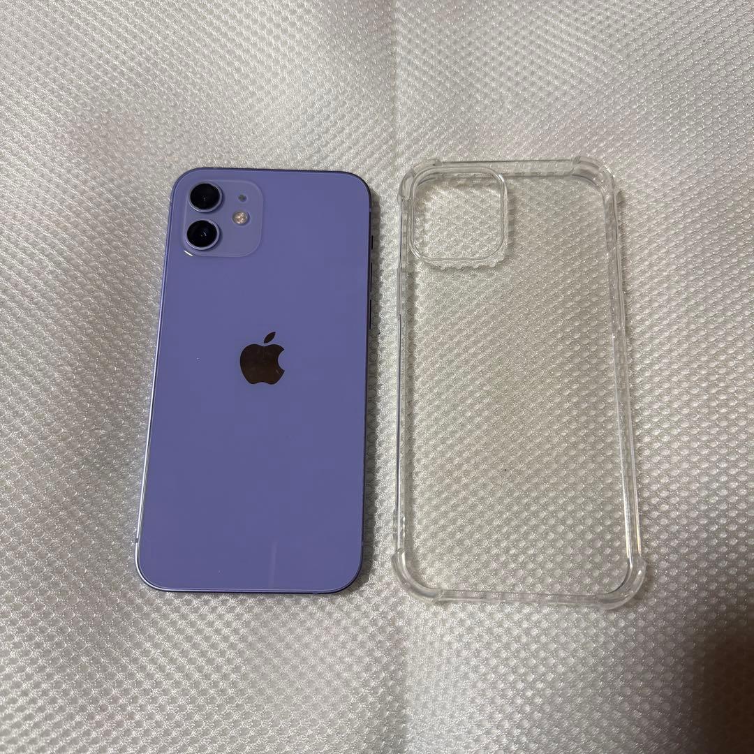 美品 SIMフリー iPhone12 256GB パープル バッテリー100% - メルカリ
