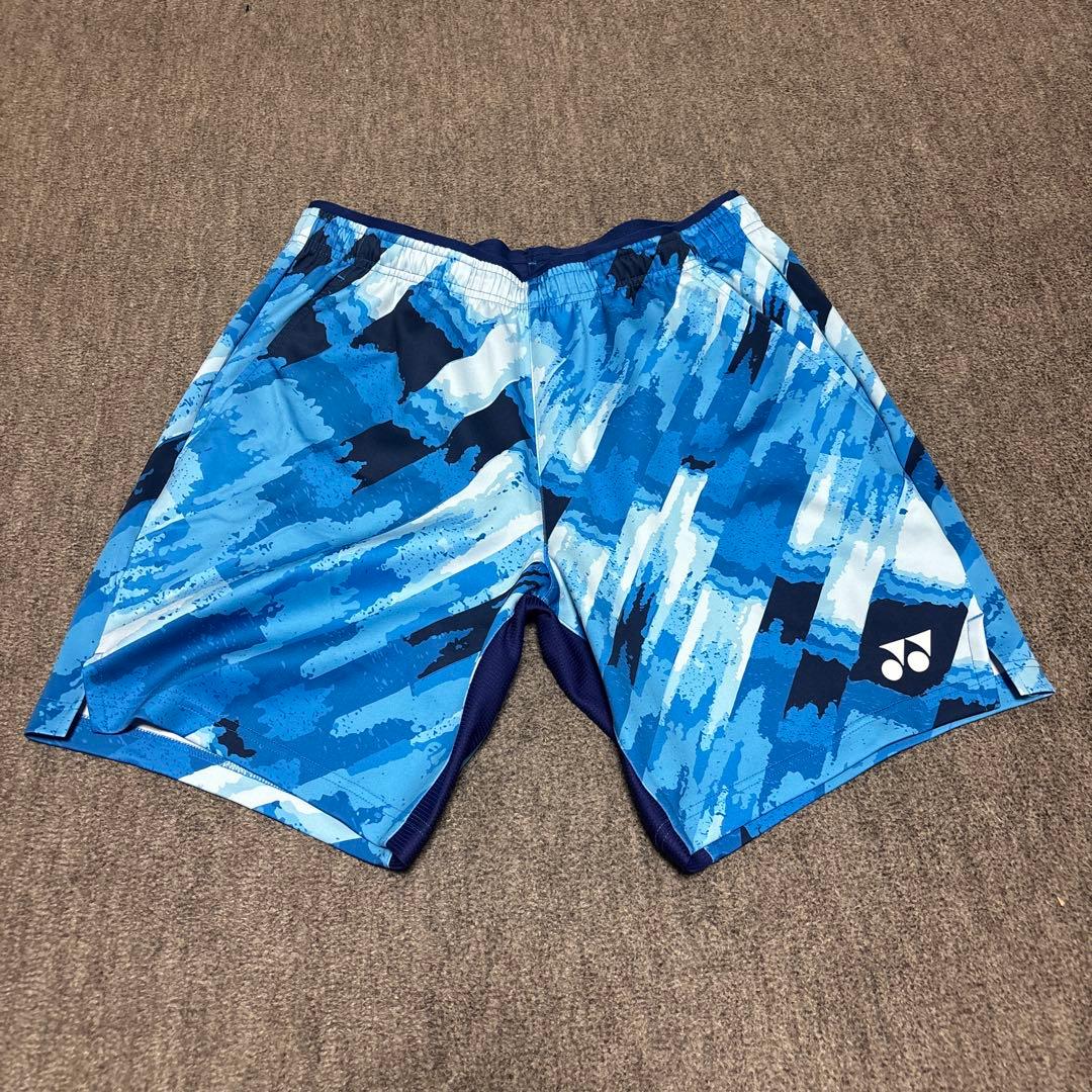YONEX バドミントンパンツ XL 青系 - メルカリ