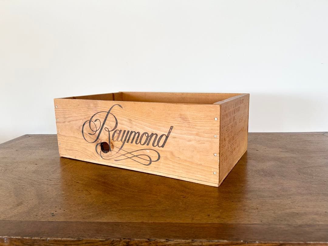 80s Raymond 木箱　アメリカ　ビンテージ 80s Raymond 木箱 アメリカ ビンテージ - メルカリ