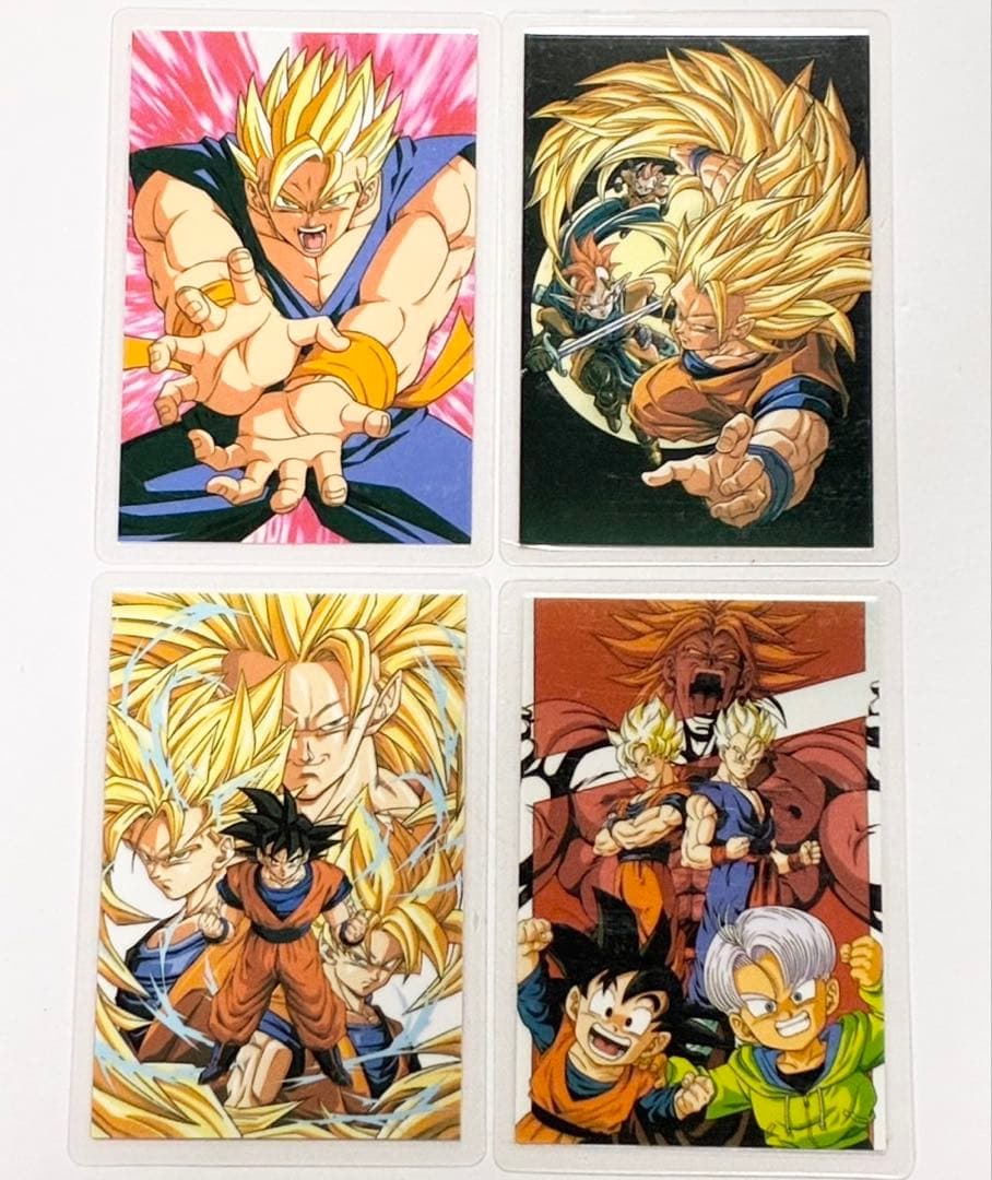 ドラゴンボールZ ラミネート加工カード 4枚セット - メルカリ