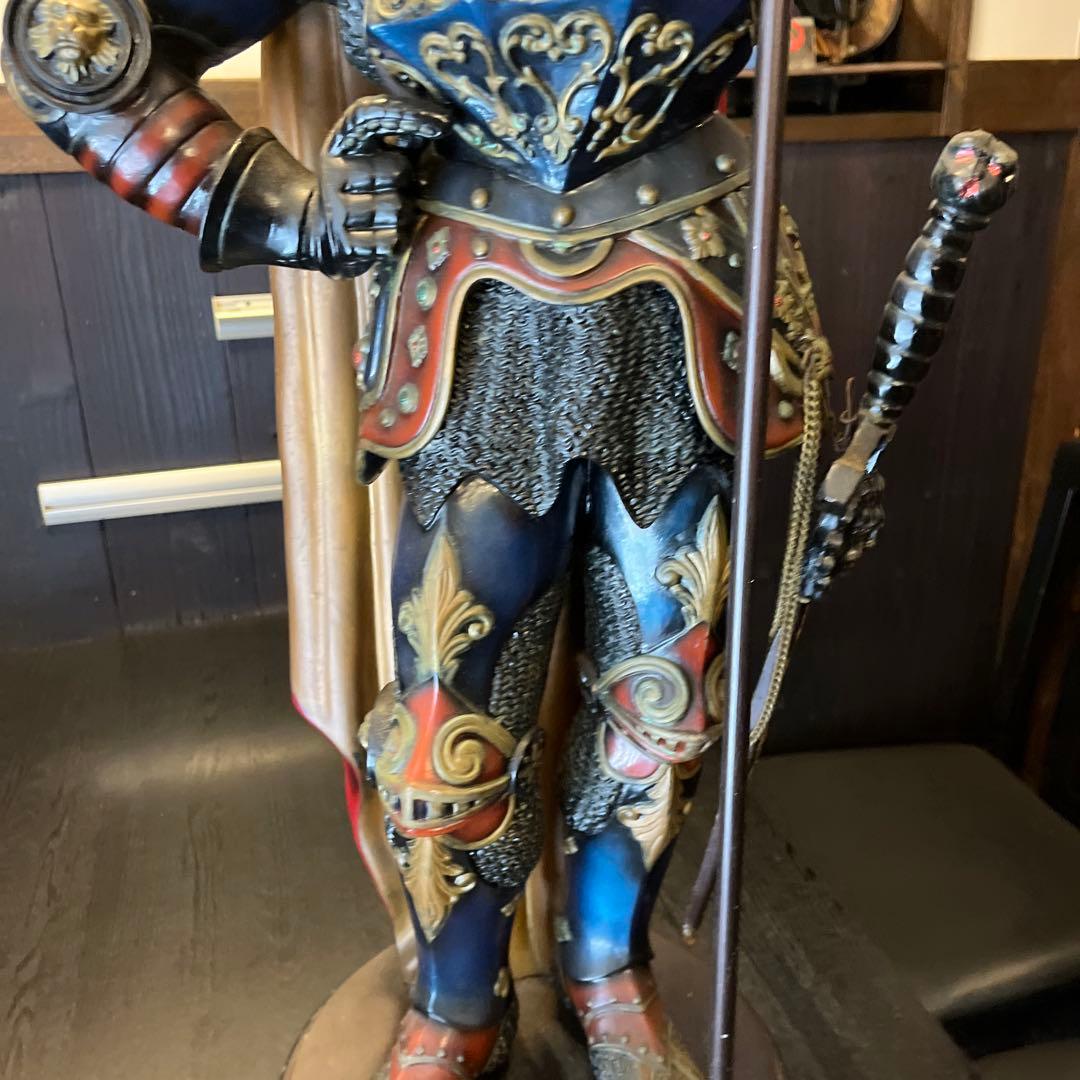 超特大騎士 アンティーク 置物