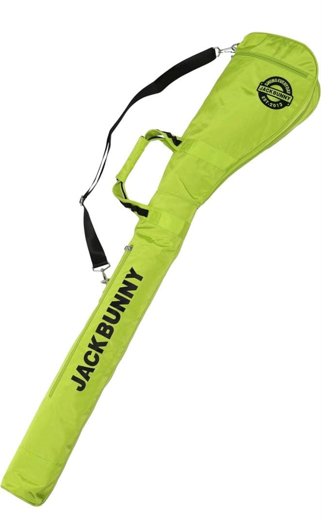 タグ付新品未使用品JACK BUNNY ゴルフバッグ 蛍光グリーン ジャックバニー スタンド キャディバッグ JACK BUNNY パーリーゲイツ