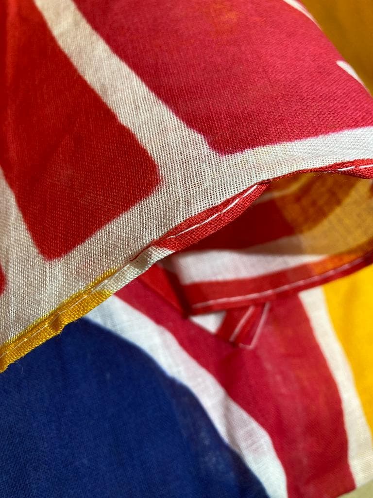 希少 太郎鯉 木綿 鯉のぼり 赤/黄 6m 新品未使用 昭和レトロ#3 - メルカリ