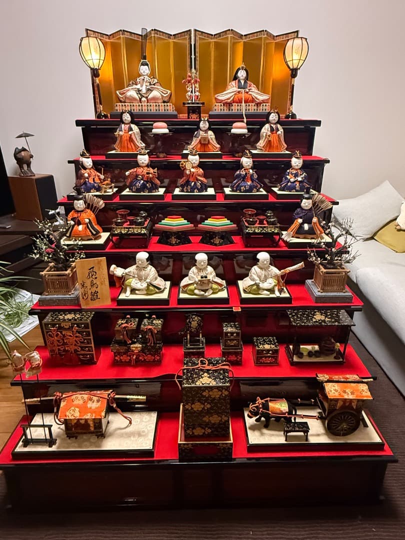 【引き取り希望】原米州ひな人形7段飾り 引き取り希望】原米州ひな人形7段飾り - メルカリ