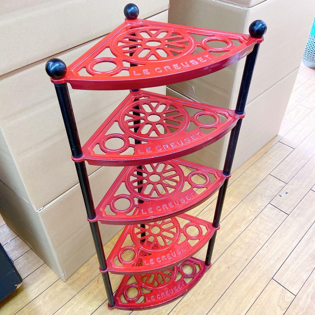 5A11 廃盤 希少 ル・クルーゼ ポットスタンド 赤5段 Le Creuset - メルカリ