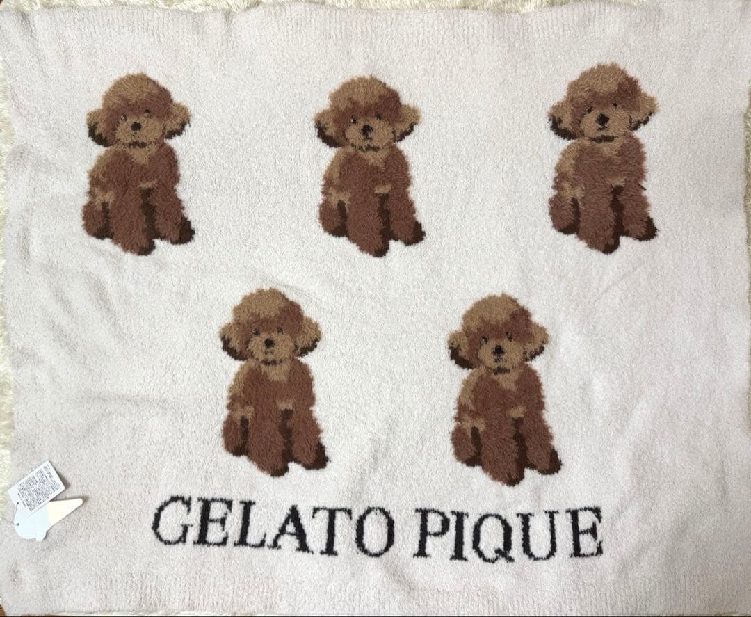 gelatopique トイプードル ジャガードブランケット gelato pique オータムケーキジャガードブランケット Pets-first
