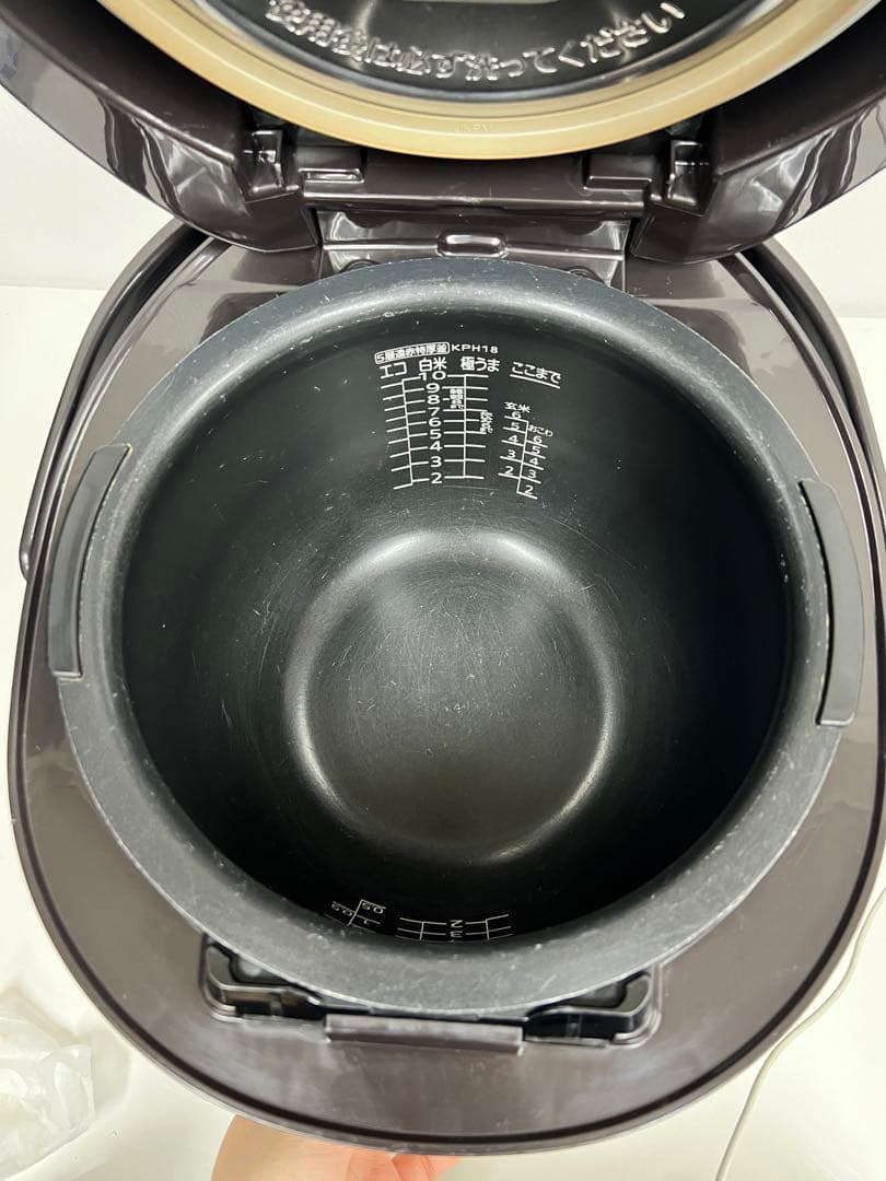 TIGER 炊飯器 JPH-H18 1.8L ブラック系 IHジャー炊飯器