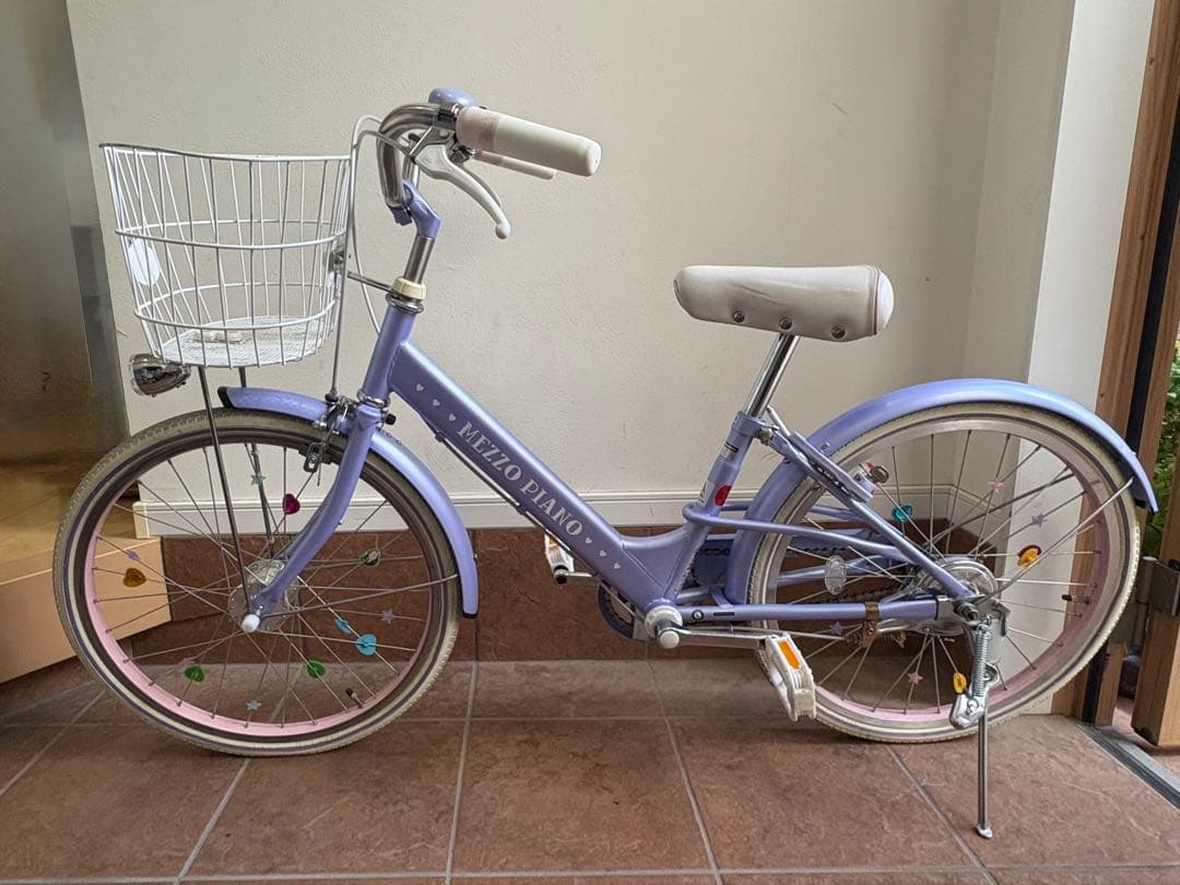 メゾピアノ　20インチ子供用自転車 リユース】メゾピアノ 20インチ 2019年モデル 子供用 自転車