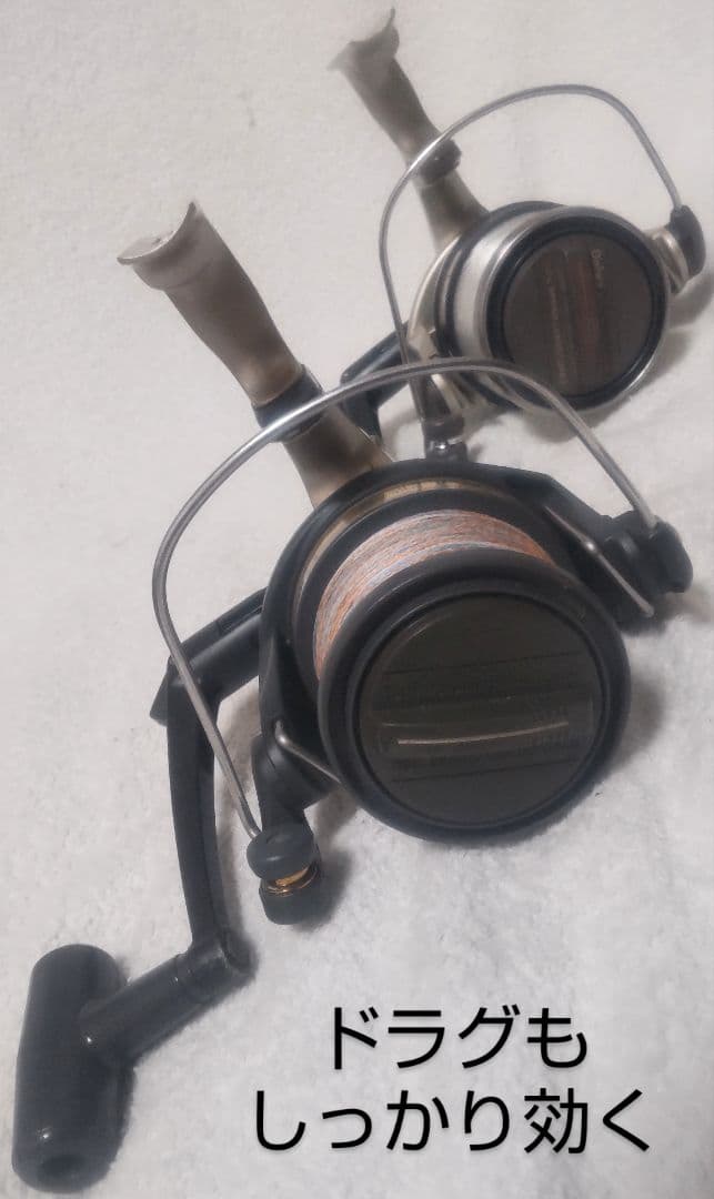 ダイワエンブレムX4500H&エンブレムS4500T遠投カゴ釣り専用リール