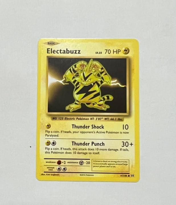 ポケモンカード エレブー Electabuzz 英語版 初版 シャドーレス 旧裏