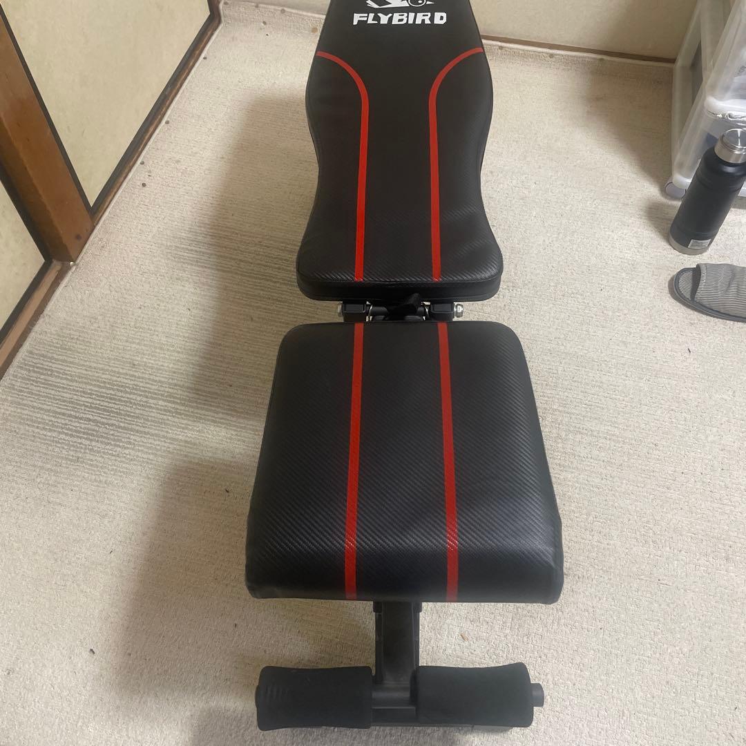 FLYBIRD トレーニングベンチ ブラック・レッド - メルカリ