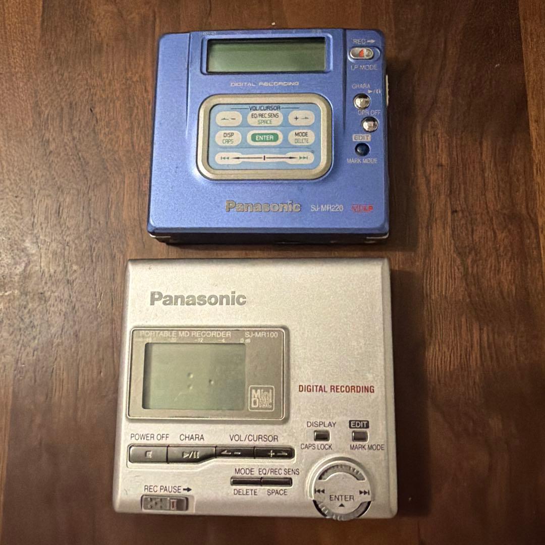 Panasonic SJ-MR220 SJ-MR100 MDレコーダー ジャンク - メルカリ