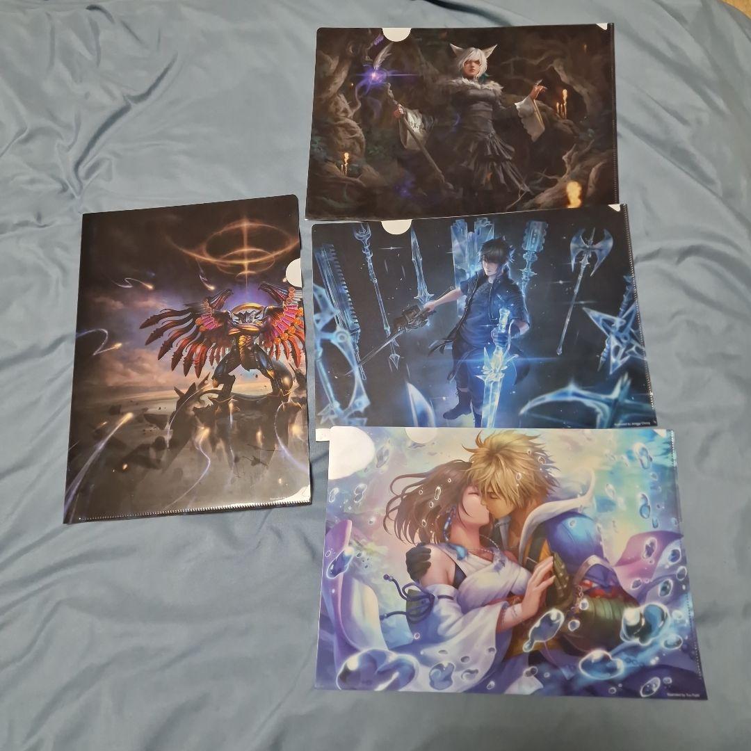 LAWSON ファイナルファンタジー クリアファイルセット クラウド