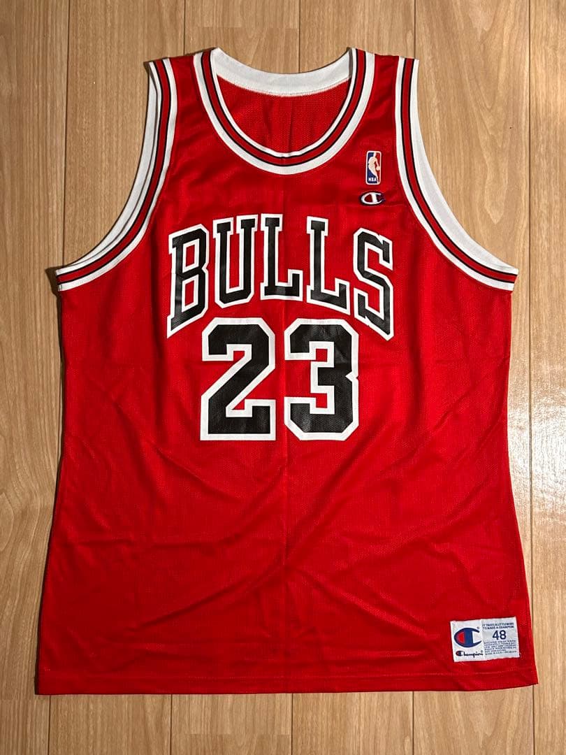 90s USA製Champion Bulls Jordan 23 ユニフォーム 90s Champion 