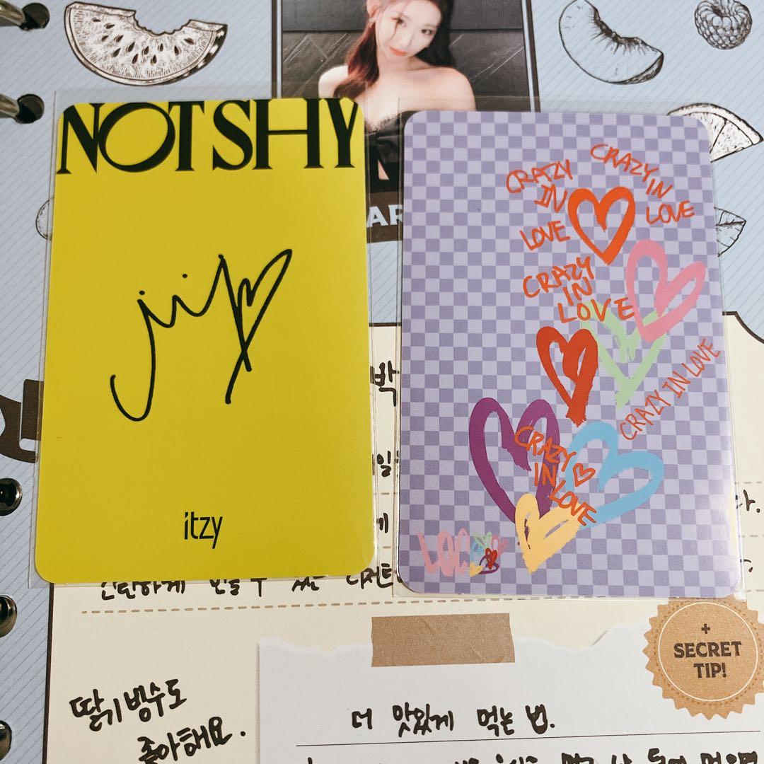 ITZY NOT SHY チェリョン 2枚セット トレカ - メルカリ