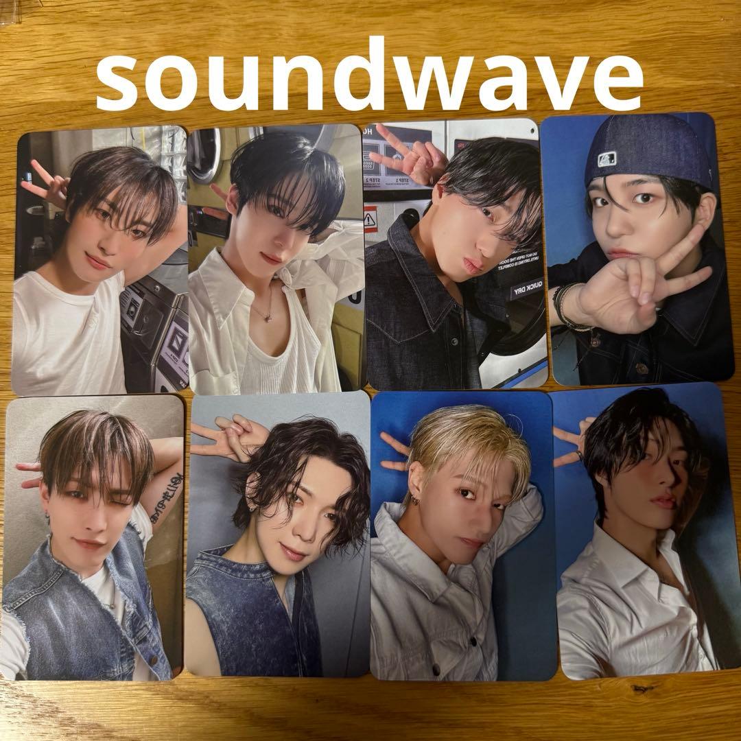専用soundwaveトレカコンプセット ATEEZ Soundwave adrenaline トレカ 8 種 コンプ - メルカリ