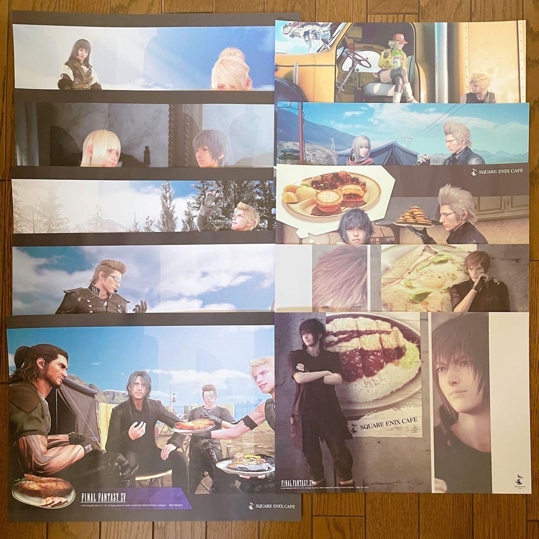 ファイナルファンタジーXV FF15 スクエニカフェ 特典ランチョンマット