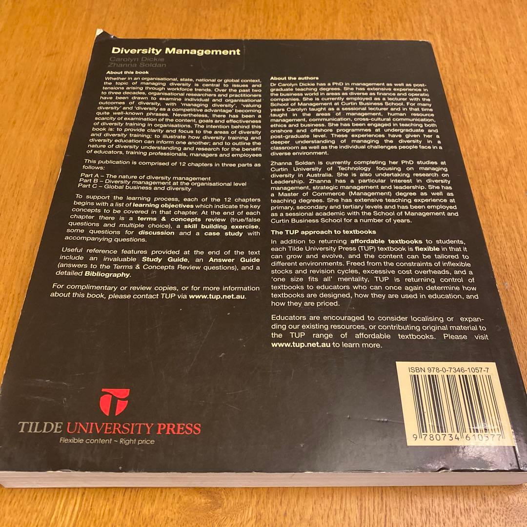 ビジネス・経済 Diversity Management - Carolyn Dickie, Z