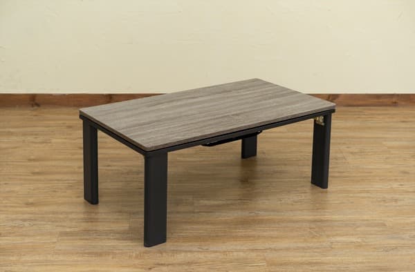 《新品・送料無料》折れ脚アンティークコタツ　90×50　BR/NA