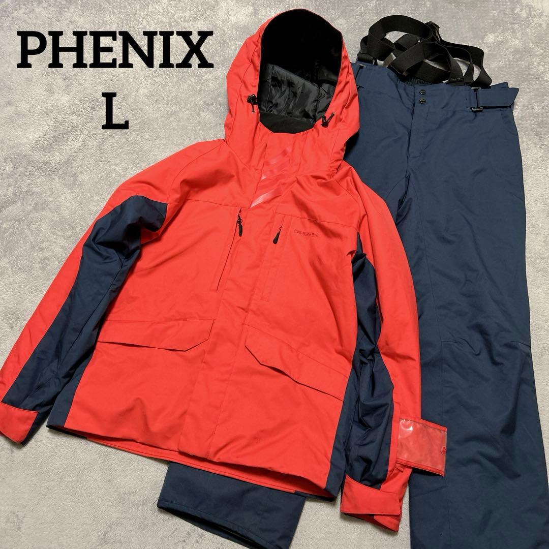 フェニックスPHENIXメンズスキーウェアセットアップ（上下セット）サイズL フェニックス phenix 2Line Color Zipper Two-piece ツーラインカラー