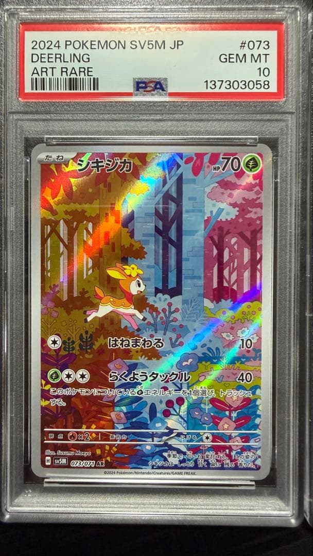 シキジカ メブキジカ PSA10 連番 セット - メルカリ