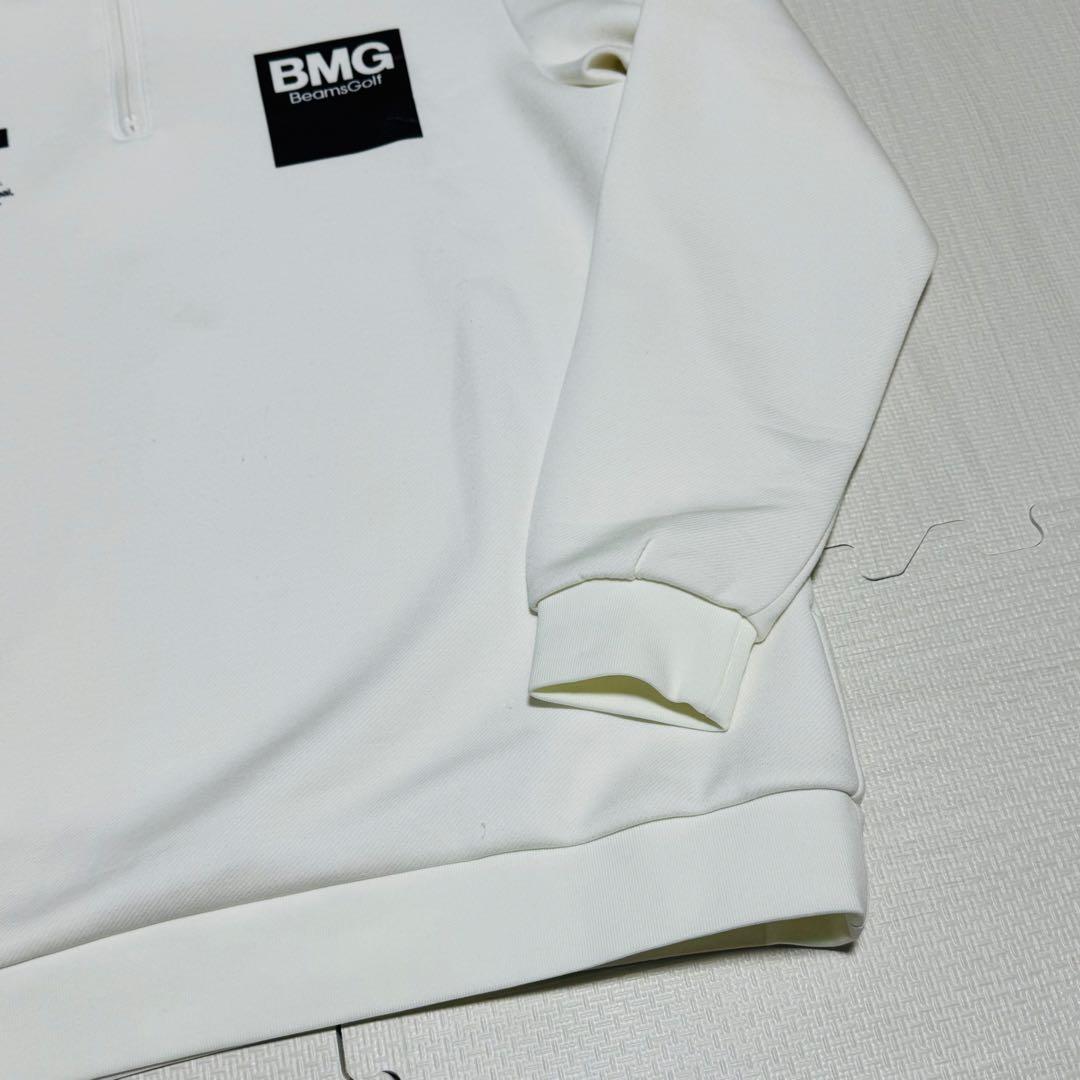 BEAMS GOLF ハーフジップ セーター ホワイトLサイズ - メルカリ