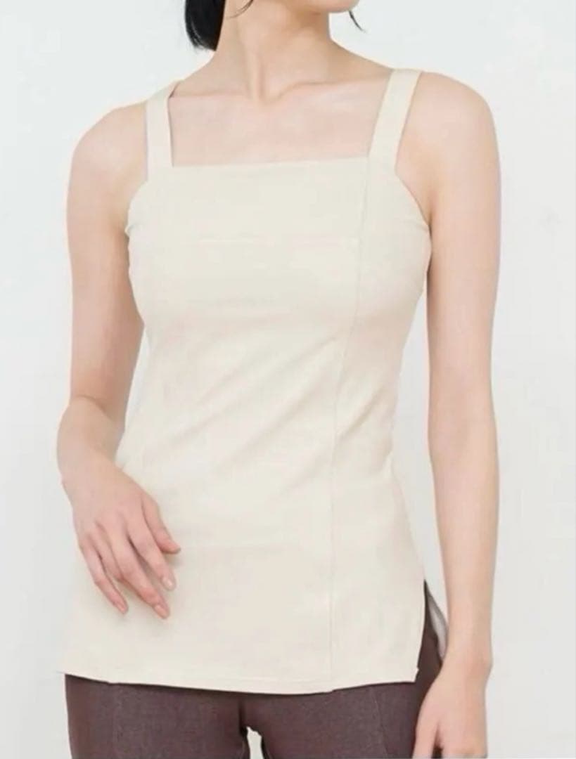 SUKALA リブデニムロングキャミソール サンドページュ Sサイズ - メルカリ