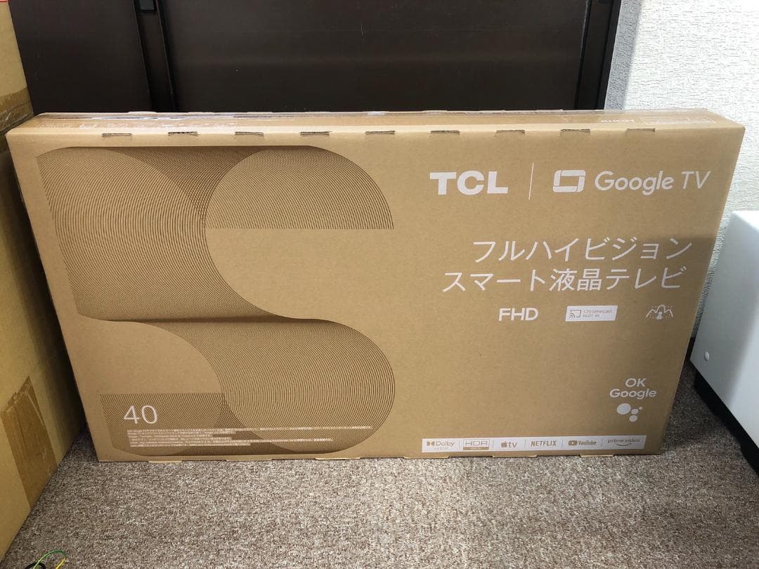 【新品・未開封】TCL スマート液晶テレビ 40S5400 TCL 40V型 フルハイビジョン液晶テレビ S54シリーズ（Google TV
