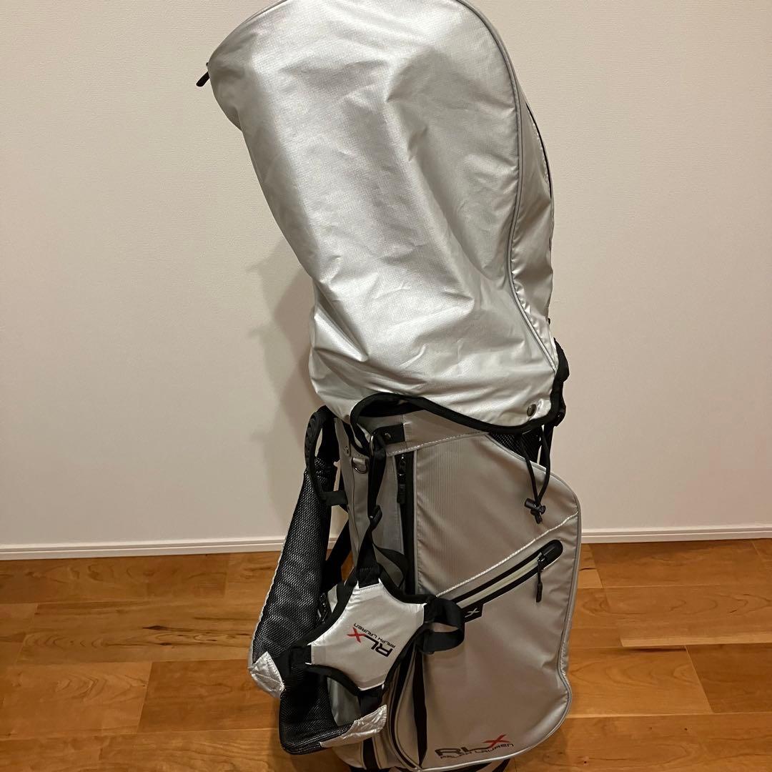 美品 ラルフローレン RLX キャディバッグ シルバー - メルカリ