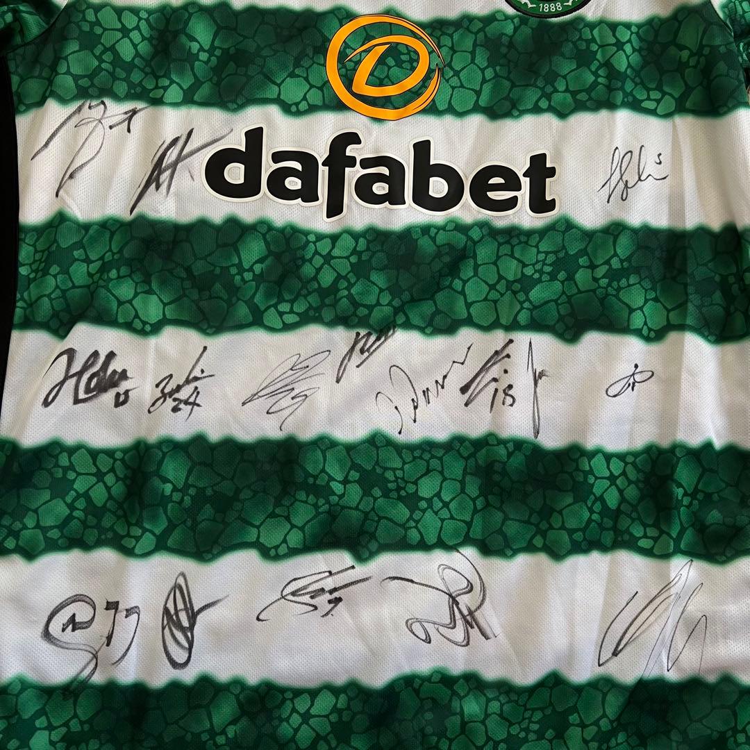 マリノス親善試合/アディダス/セルティック/ゲームシャツ/サイン入り/7