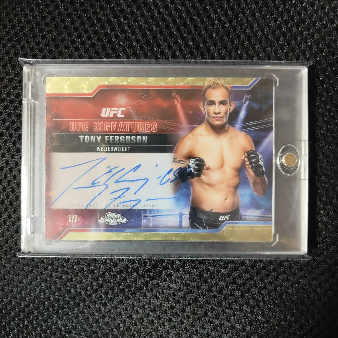 UFC chrome スパフラ 1/1 トニー・ファーガソン サインカード - メルカリ