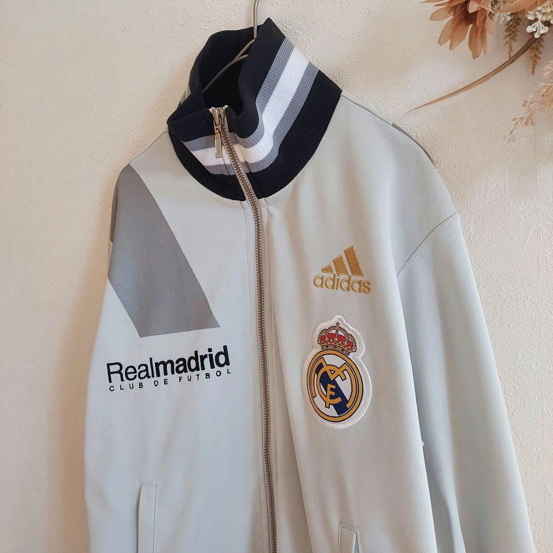 adidas REAL MADRID ジャケット トラックジャージ L - メルカリ