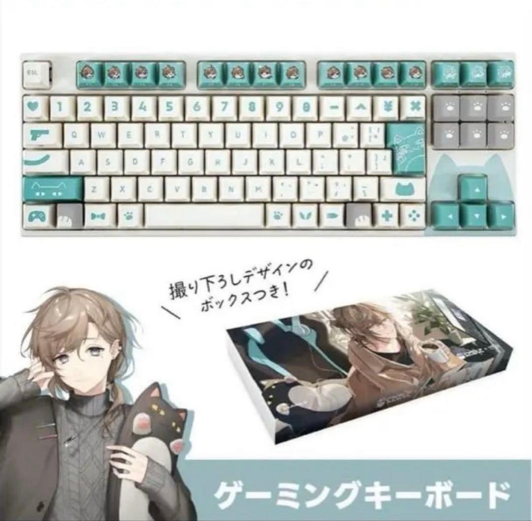 にじさんじ × ふもコレ叶 キーボード マウスパッド キーキャップ 3点セット にじさんじ × ふもコレ キーキャップセット 叶｜ふもコレ(Fumo Collection)