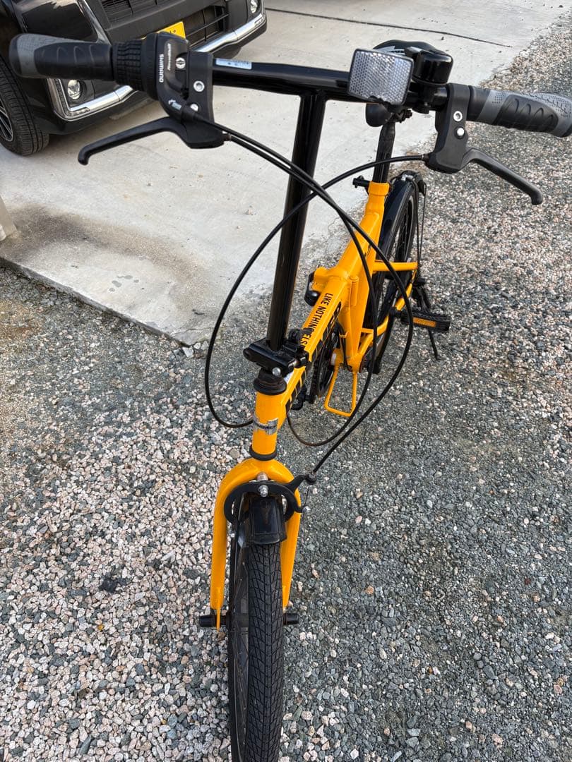 HUMMER 折りたたみ自転車 オレンジ引き取り限定福岡から出品です